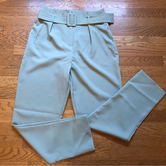 NWT High waist belted pocketed pants size M - Picture 6 of 12